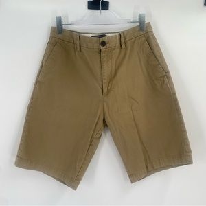 Banana Republic Emerson Short Mens Size 34 Solid Khaki -A16
